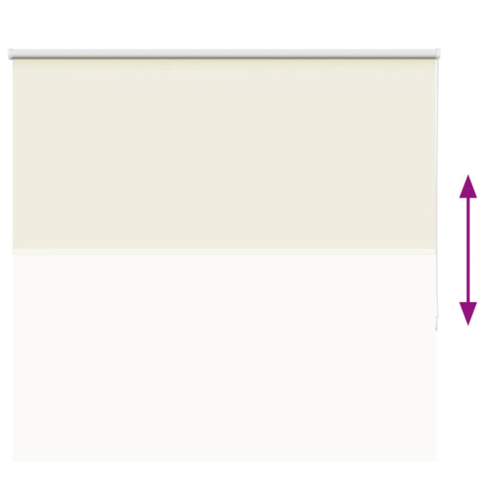 Produktbild för Rullgardin mörkläggning naturvit 150x175 cm tyg bredd 146,6 cm