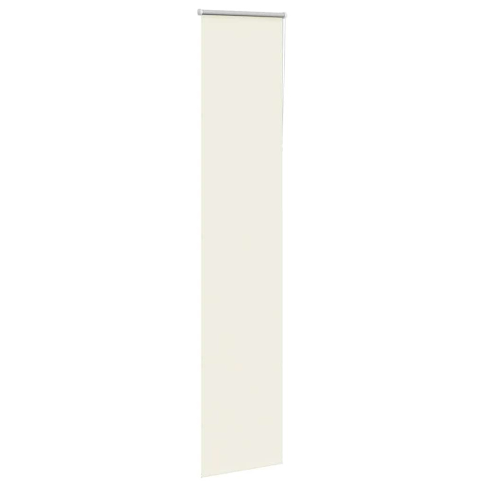 Produktbild för Rullgardin mörkläggning naturvit 40x210 cm tyg bredd 35,7 cm