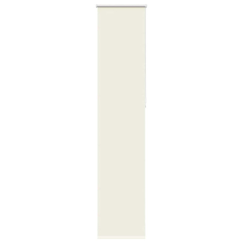 vidaXL Rullgardin mörkläggning naturvit 45x210 cm tyg bredd 40,7 cm