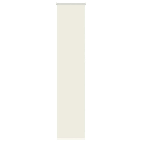 vidaXL Rullgardin mörkläggning naturvit 55x210 cm tyg bredd 50,7 cm