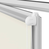 Produktbild för Rullgardin mörkläggning naturvit 65x210 cm tyg bredd 60,7 cm