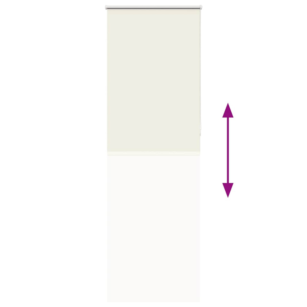 Produktbild för Rullgardin mörkläggning naturvit 75x210 cm tygbredd 70,7 cm