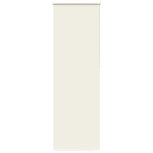 vidaXL Rullgardin mörkläggning naturvit 85x210 cm tygbredd 80,7 cm