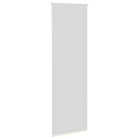 Produktbild för Rullgardin mörkläggning naturvit 85x210 cm tygbredd 80,7 cm