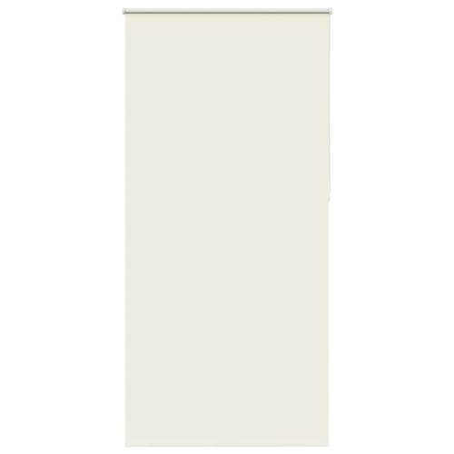 vidaXL Rullgardin mörkläggning naturvit 90x210 cm tygbredd 85,7 cm
