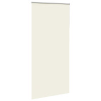 Produktbild för Rullgardin mörkläggning naturvit 100x210 cm tyg bredd 95,7 cm