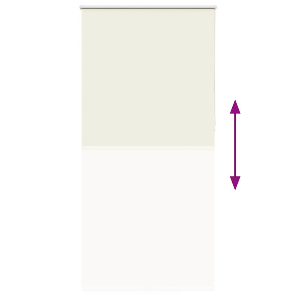 Produktbild för Rullgardin mörkläggning naturvit 105x210 cm tygbredd 100,7 cm