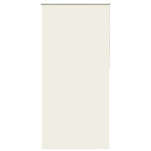 vidaXL Rullgardin mörkläggning naturvit 110x210 cm tygbredd 105,7 cm