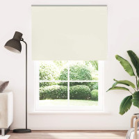 Produktbild för Rullgardin mörkläggning naturvit 150x210 cm tyg bredd 146,6 cm