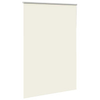 Produktbild för Rullgardin mörkläggning naturvit 150x210 cm tyg bredd 146,6 cm