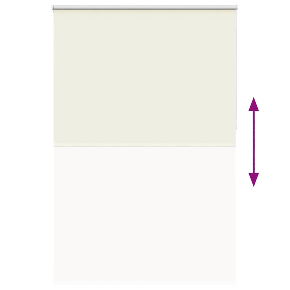 Produktbild för Rullgardin mörkläggning naturvit 150x210 cm tyg bredd 146,6 cm