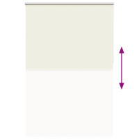 Produktbild för Rullgardin mörkläggning naturvit 165x210 cm tygbredd 161,6 cm