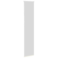 Produktbild för Rullgardin mörkläggning naturvit 40x230 cm tyg bredd 35,7 cm