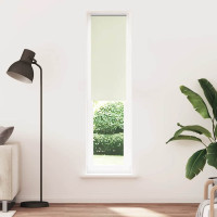 Produktbild för Rullgardin mörkläggning naturvit 60x230 cm tygbredd 55,7 cm