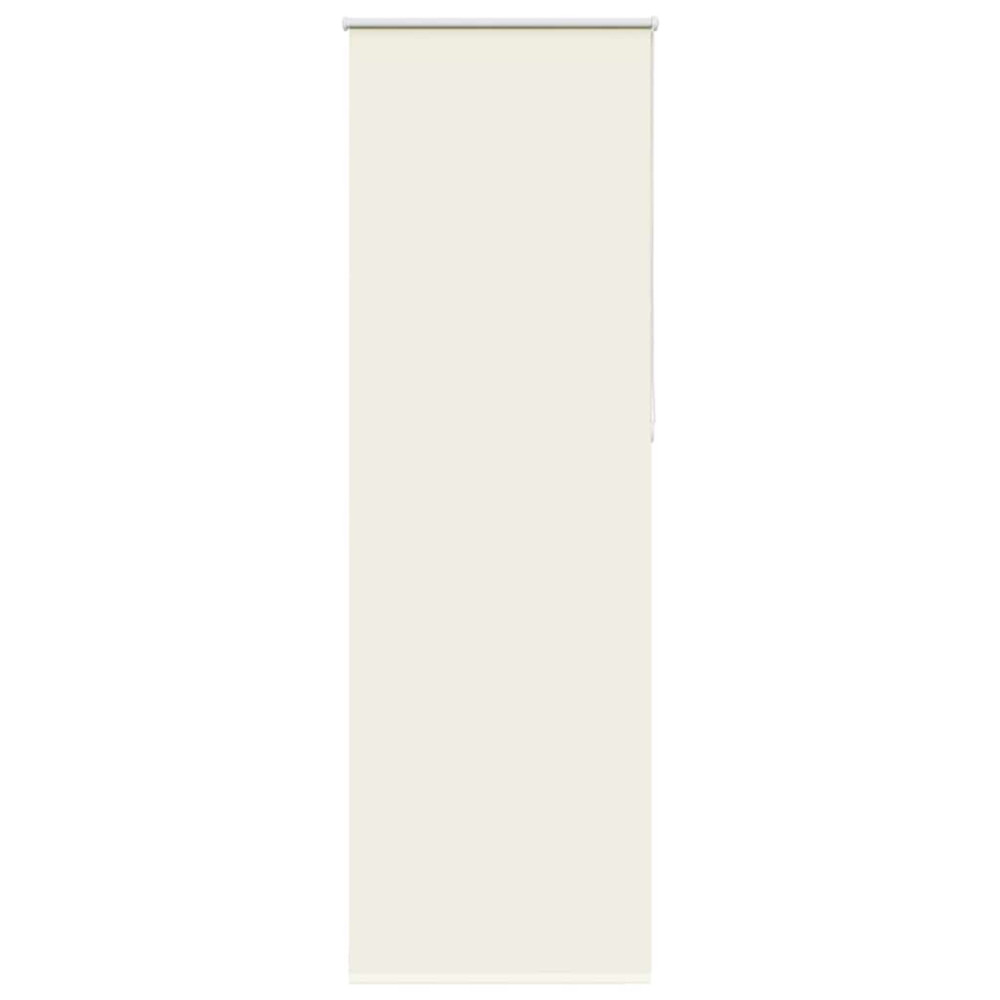Produktbild för Rullgardin mörkläggning naturvit 65x230 cm tyg bredd 60,7 cm