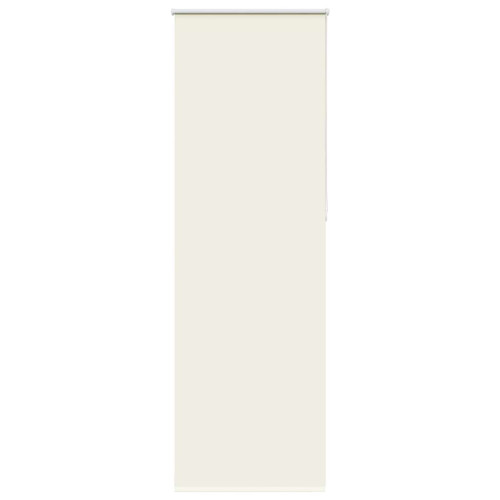 vidaXL Rullgardin mörkläggning naturvit 65x230 cm tyg bredd 60,7 cm