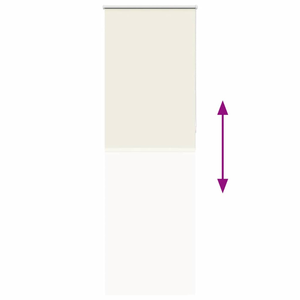 Produktbild för Rullgardin mörkläggning naturvit 65x230 cm tyg bredd 60,7 cm