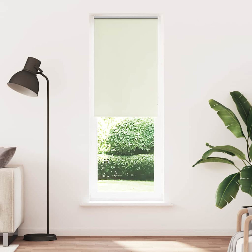 Produktbild för Rullgardin mörkläggning naturvit 75x230 cm tygbredd 70,7 cm