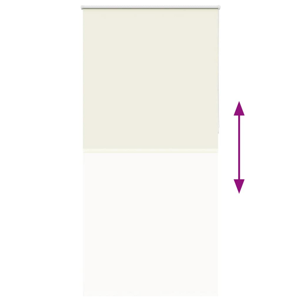 Produktbild för Rullgardin mörkläggning naturvit 90x230 cm tygbredd 85,7 cm