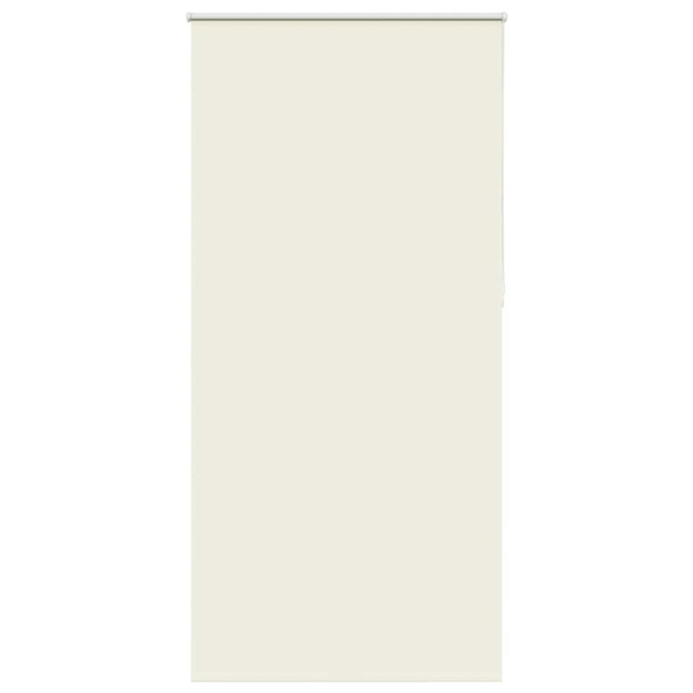 Produktbild för Rullgardin mörkläggning naturvit 100x230 cm tyg bredd 95,7 cm