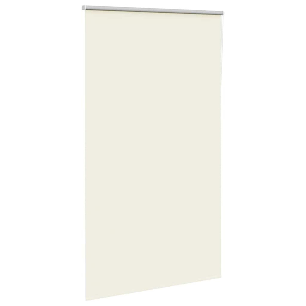 Produktbild för Rullgardin mörkläggning naturvit 135x230 cm tyg bredd 131,6 cm