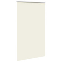 Produktbild för Rullgardin mörkläggning naturvit 140x230 cm tygbredd 136,6 cm