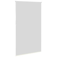 Produktbild för Rullgardin mörkläggning naturvit 140x230 cm tygbredd 136,6 cm