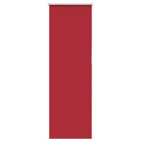 Produktbild för Rullgardin mörkläggningsröd 60x150 cm tyg bredd 55,7 cm