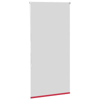 Produktbild för Rullgardin mörkläggningsröd 65x150 cm tyg bredd 60,7 cm