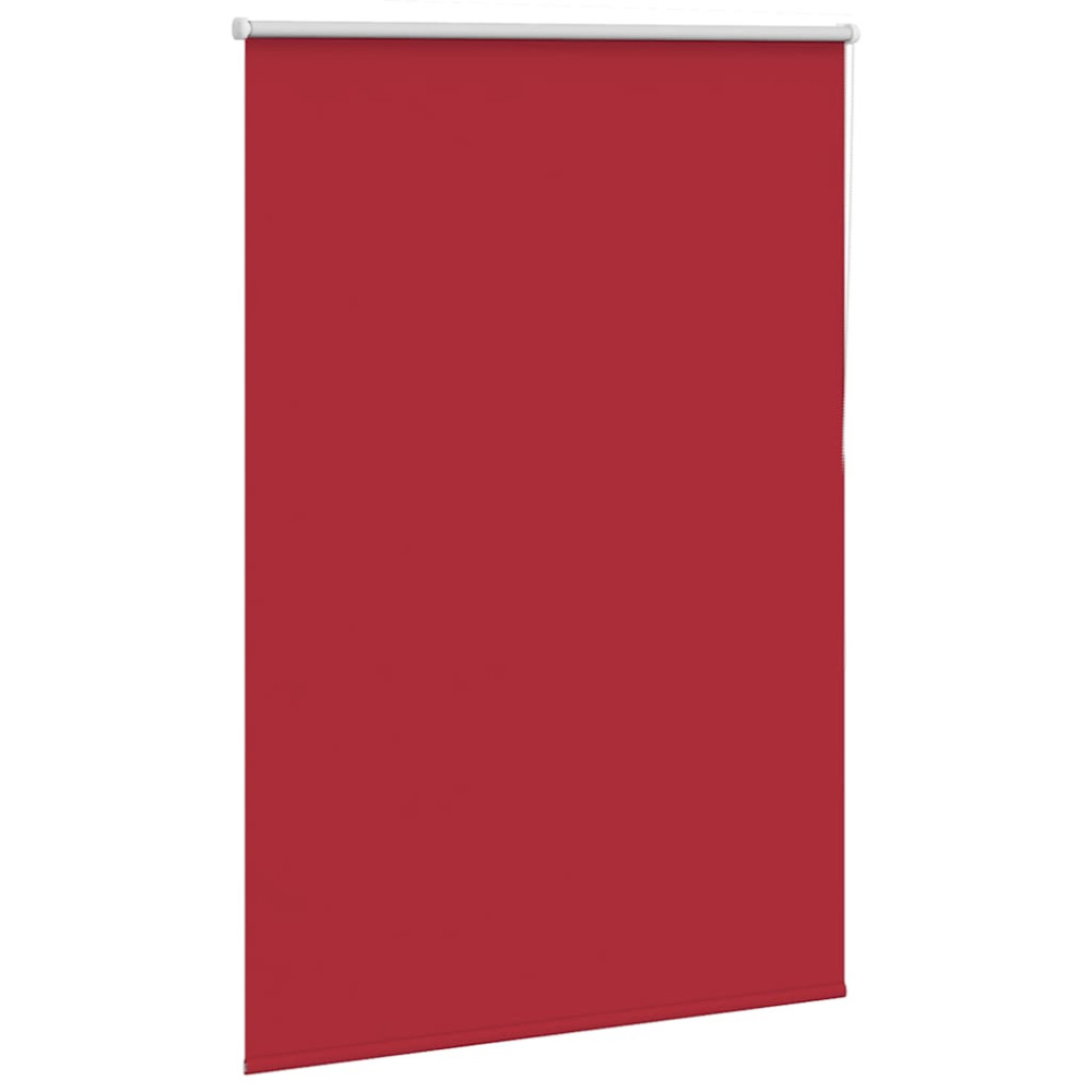 Produktbild för Rullgardin mörkläggningsröd 105x150 cm tyg bredd 100,7 cm