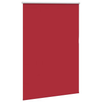 Produktbild för Rullgardin mörkläggningsröd 105x150 cm tyg bredd 100,7 cm