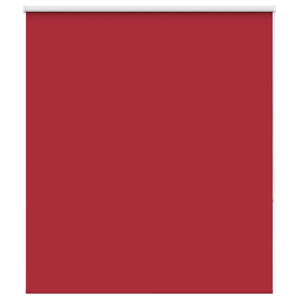 Produktbild för Rullgardin mörkläggningsröd 135x150 cm tyg bredd 131,6 cm