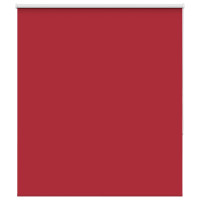 Produktbild för Rullgardin mörkläggningsröd 135x150 cm tyg bredd 131,6 cm