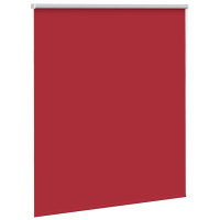 Produktbild för Rullgardin mörkläggningsröd 135x150 cm tyg bredd 131,6 cm
