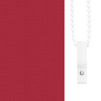 Produktbild för Rullgardin mörkläggningsröd 135x150 cm tyg bredd 131,6 cm