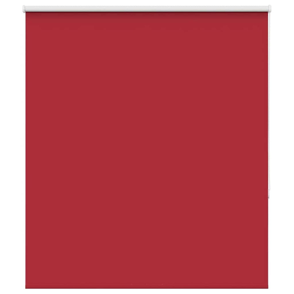 Produktbild för Rullgardin mörkläggningsröd 140x150 cm tyg bredd 136,6 cm