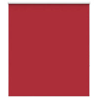 Produktbild för Rullgardin mörkläggningsröd 140x150 cm tyg bredd 136,6 cm