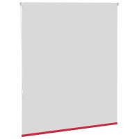 Produktbild för Rullgardin mörkläggningsröd 140x150 cm tyg bredd 136,6 cm