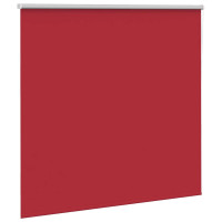 Produktbild för Rullgardin mörkläggningsröd 145x150 cm tyg bredd 141,6 cm
