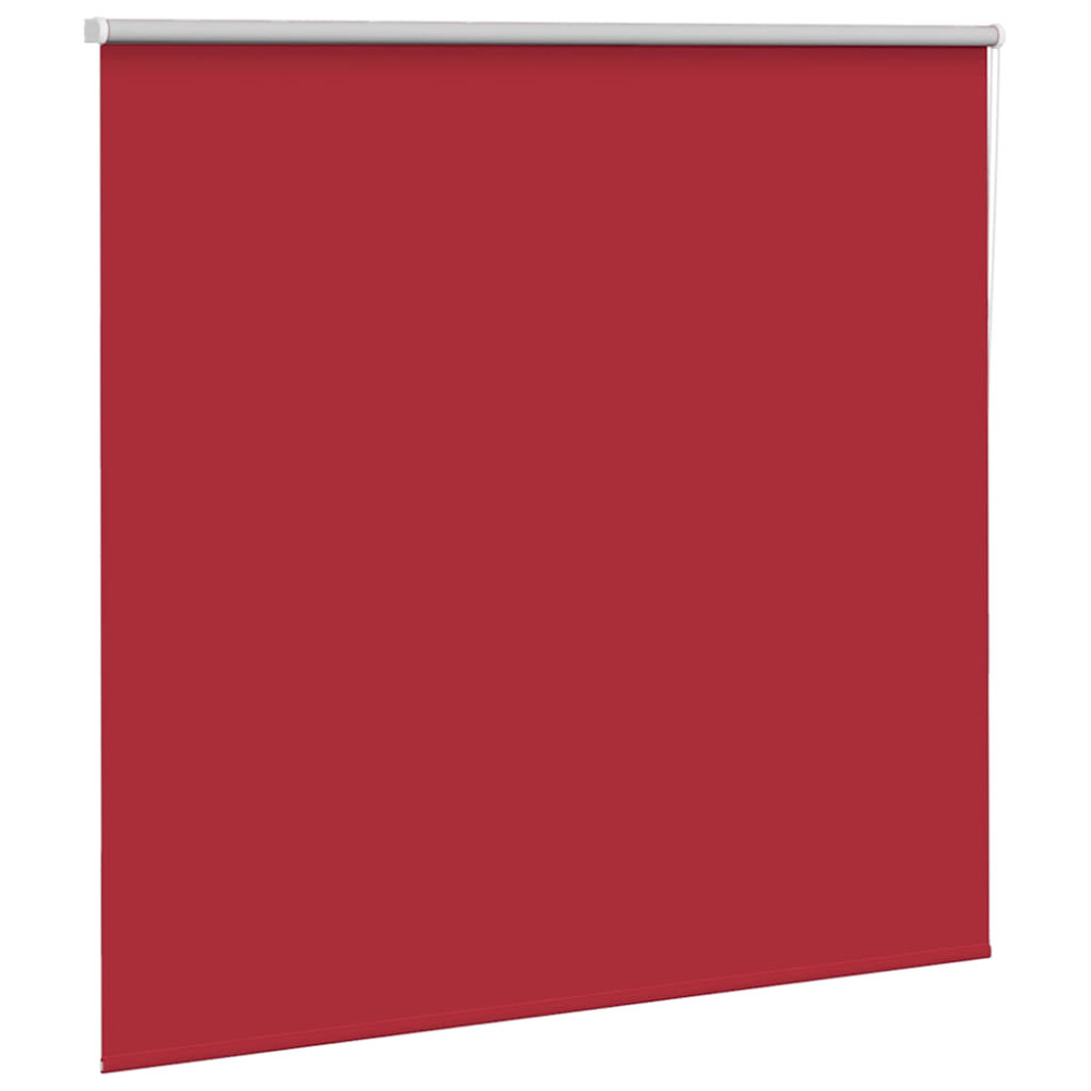 Produktbild för Rullgardin mörkläggningsröd 150x150 cm tyg bredd 146,6 cm