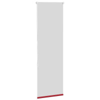 Produktbild för Rullgardin mörkläggningsröd 50x175 cm tygbredd 45,7 cm