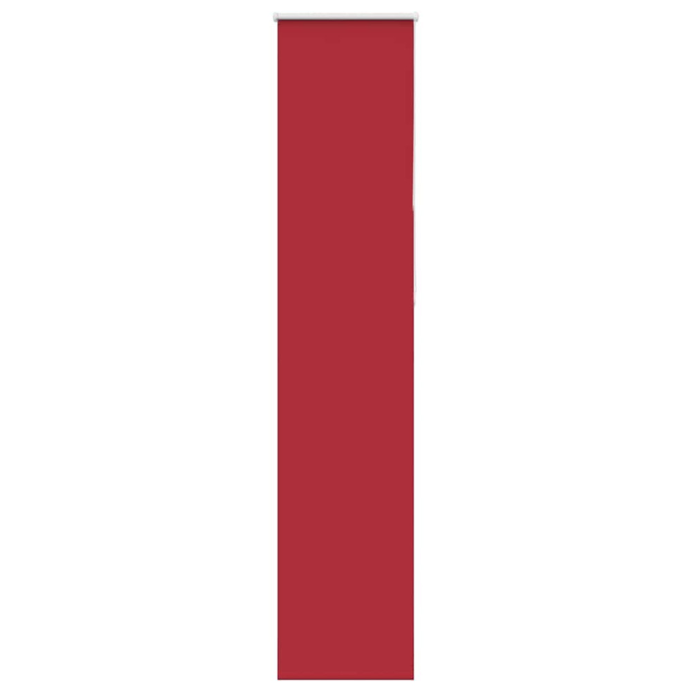 Produktbild för Rullgardin mörkläggningsröd 55x210 cm tyg bredd 50,7 cm