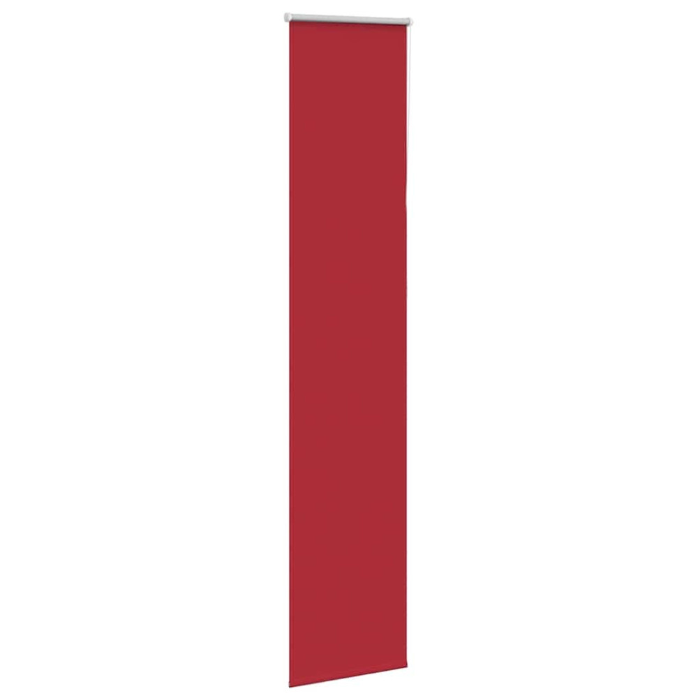 Produktbild för Rullgardin mörkläggningsröd 55x210 cm tyg bredd 50,7 cm