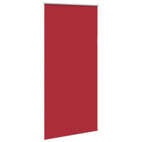 Produktbild för Rullgardin mörkläggningsröd 105x210 cm tyg bredd 100,7 cm