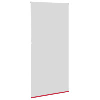 Produktbild för Rullgardin mörkläggningsröd 105x210 cm tyg bredd 100,7 cm