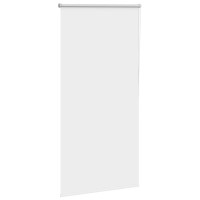 Produktbild för Rullgardin mörkläggning vit 70x130 cm tyg bredd 65,7 cm