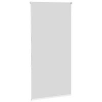 Produktbild för Rullgardin mörkläggningsgardin vit 85x130 cm tygbredd 80,7 cm