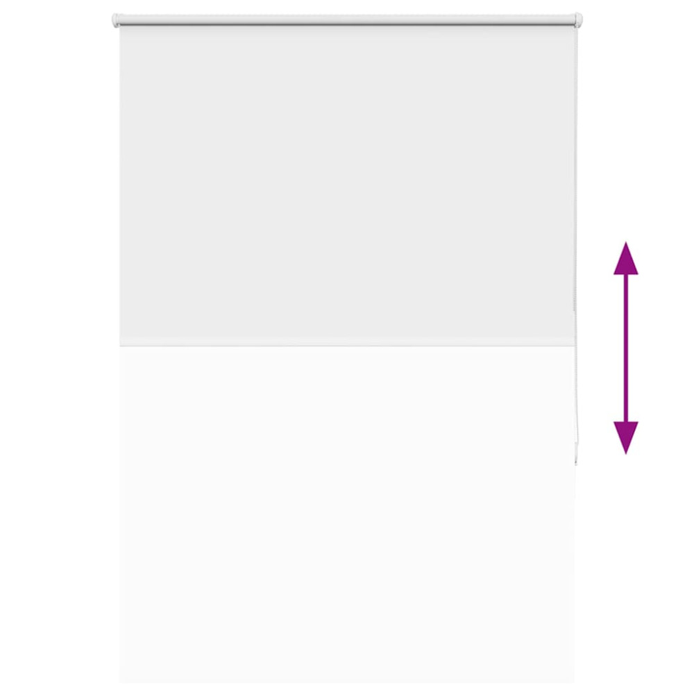 Produktbild för Rullgardin mörkläggningsvit vit 100x150 cm tyg bredd 95,7 cm