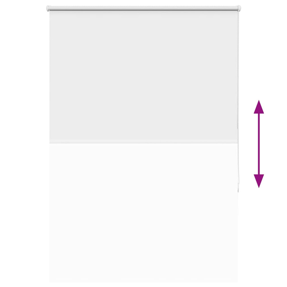 Produktbild för Rullgardin mörkläggningsgardin vit 105x150 cm tyg bredd 100,7cm