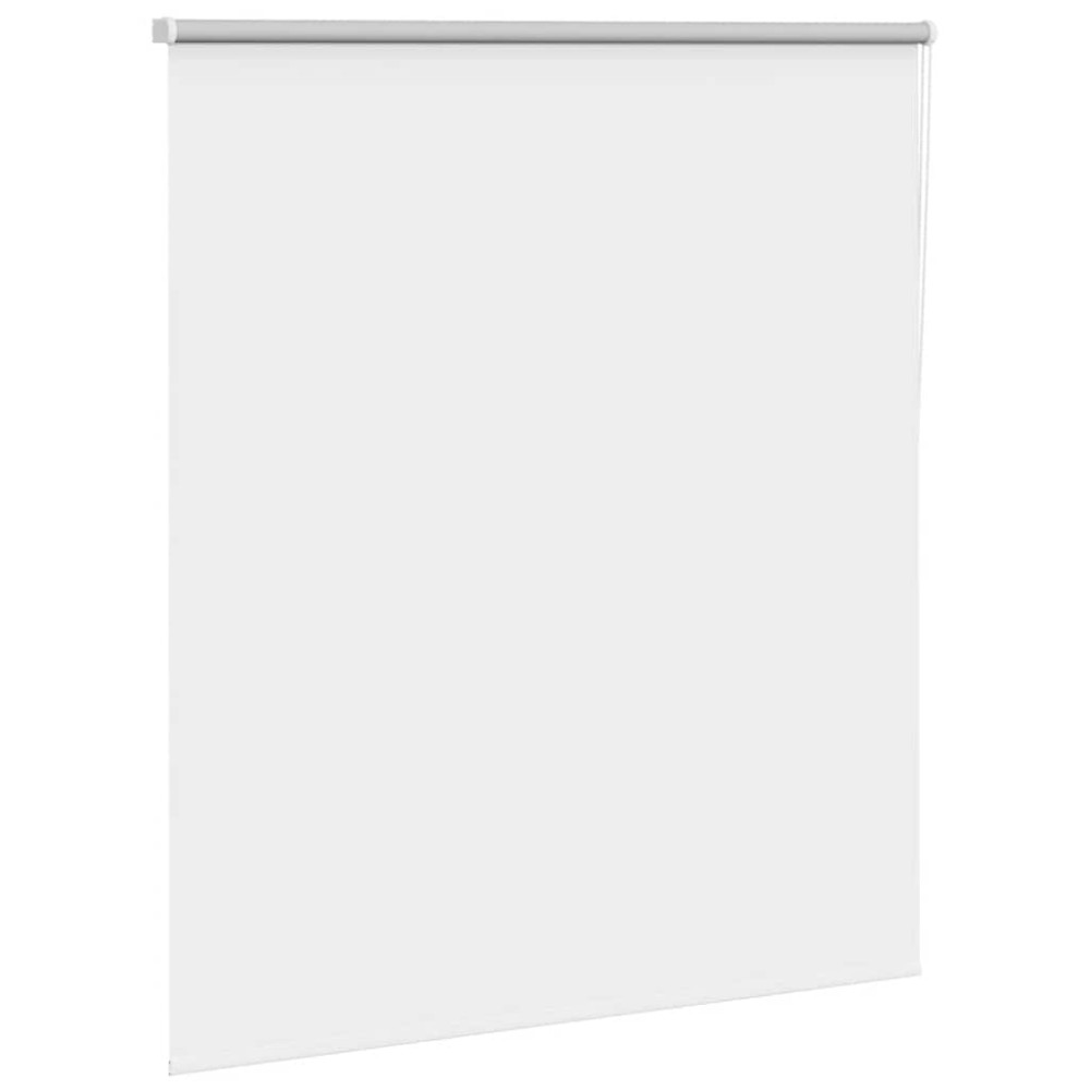 Produktbild för Rullgardin mörkläggningsvit 135x150 cm tyg bredd 131,6 cm
